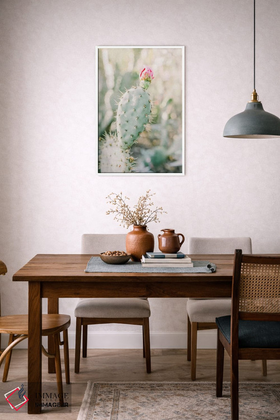 تابلو دکوراتیو Tuscon, Arizona,گل انجیر کاکتی، توسان، آریزونا اثر لاولی لیتل هوم کو - D6W