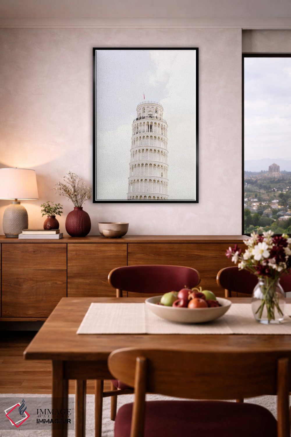 تابلو دکوراتیو Pisa, Italy,برج کج پیزا I، پیزا، ایتالیا اثر لاولی لیتل هوم کو - D3B