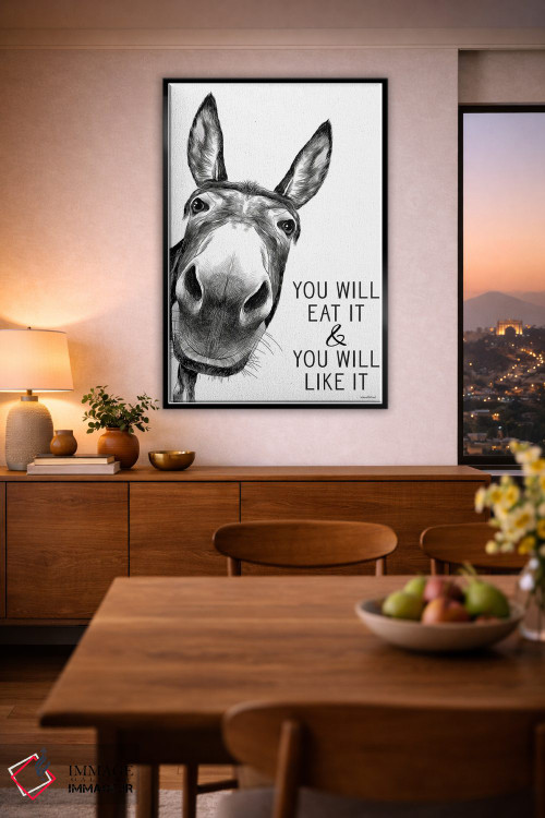 تابلو دکوراتیو تو آن را خواهی خورد اثر لترد اند لایند - D3B