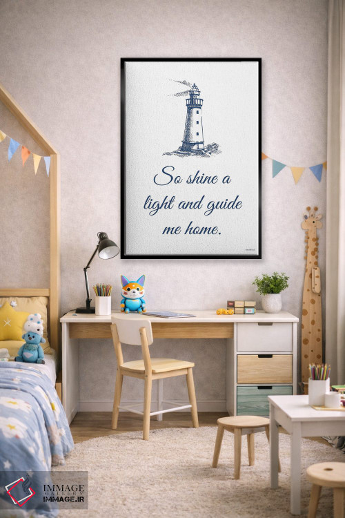 تابلو دکوراتیو مرا به خانه راهنمایی کن اثر لترد اند لایند - D4B