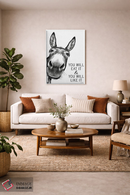 تابلو دکوراتیو تو آن را خواهی خورد اثر لترد اند لایند - D4W