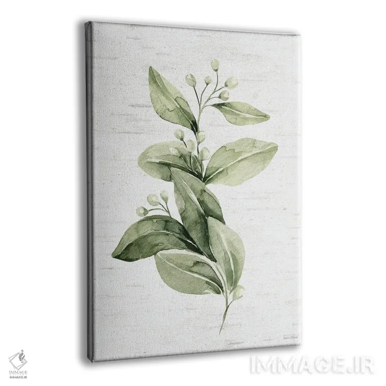 تابلو مینیمال پناهگاه برگدار V اثر لترد اند لایند - نمای پرسپکتیو محصول