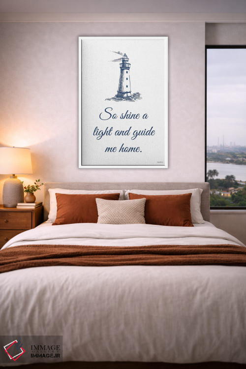 تابلو دکوراتیو مرا به خانه راهنمایی کن اثر لترد اند لایند - D6W