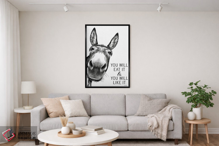 تابلو دکوراتیو تو آن را خواهی خورد اثر لترد اند لایند - D6B