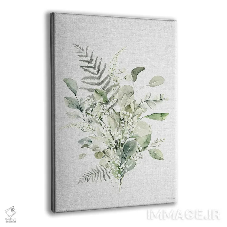 تابلو مینیمال پناهگاه برگدار VII اثر لترد اند لایند - نمای پرسپکتیو محصول