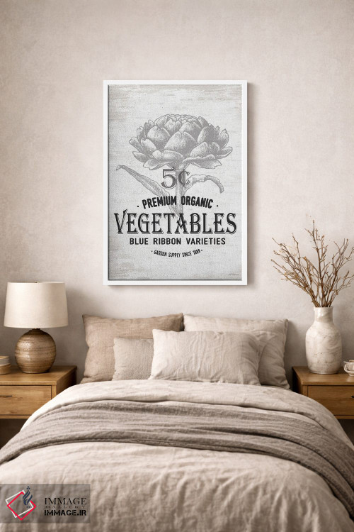 تابلو مدرن سبزیجات اثر لترد اند لایند - D1W
