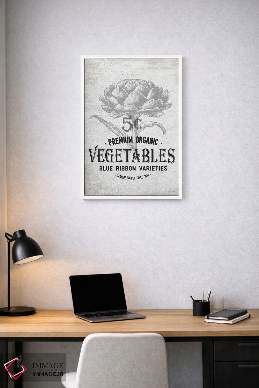 تابلو مدرن سبزیجات اثر لترد اند لایند - D2W