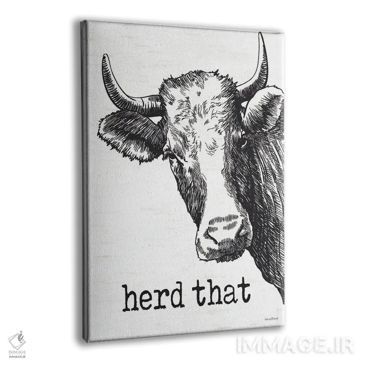 تابلو دکوراتیو شنیدم اثر لترد اند لایند - نمای پرسپکتیو محصول