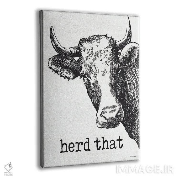 تابلو دکوراتیو شنیدم اثر لترد اند لایند - نمای پرسپکتیو محصول