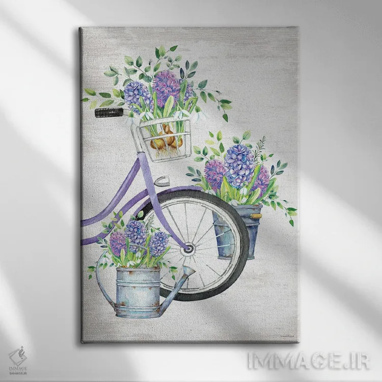 تابلو مدرن برداشت سنبل اثر لترد اند لایند - نمای روبهرو روی دیوار