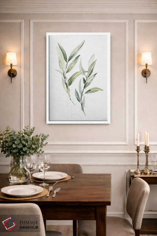 تابلو مینیمال پناهگاه برگدار XI اثر لترد اند لایند - D1W