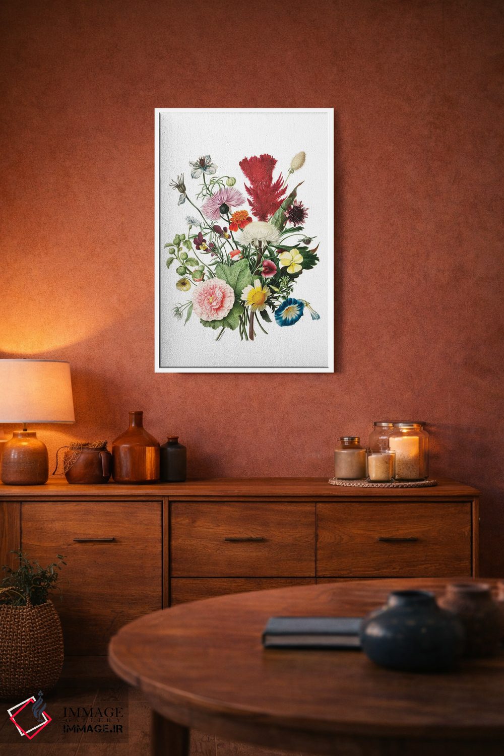 تابلو دکوراتیو گل های شکوفا اثر لترد اند لایند - D3W