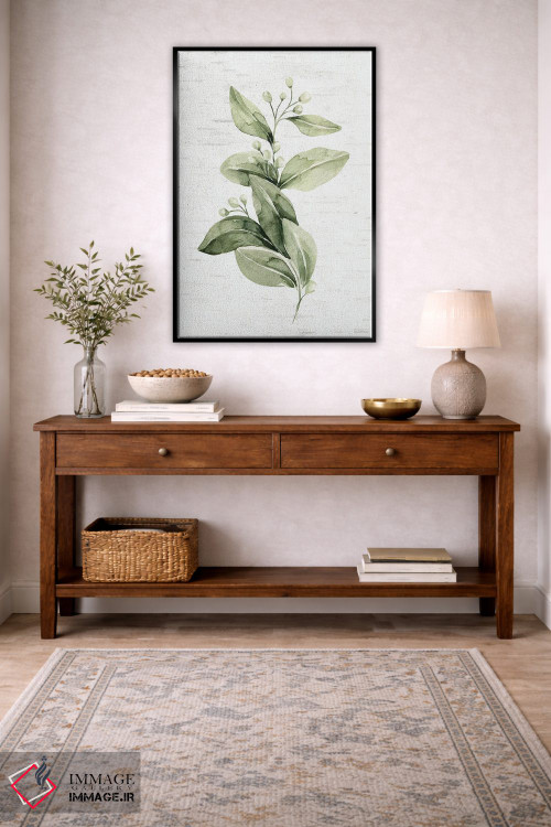 تابلو مینیمال پناهگاه برگدار V اثر لترد اند لایند - D5B