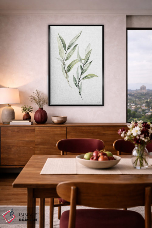 تابلو مینیمال پناهگاه برگدار XI اثر لترد اند لایند - D5B