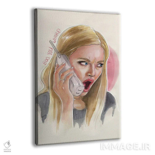 تابلو دکوراتیو کارن اثر شان الموور - نمای پرسپکتیو محصول