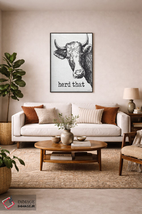 تابلو دکوراتیو شنیدم اثر لترد اند لایند - D4B