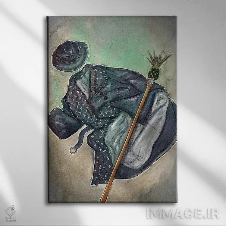 تابلو دکوراتیو جادوگر شرور لوییس ویتون اثر شان الموور - نمای روبهرو روی دیوار