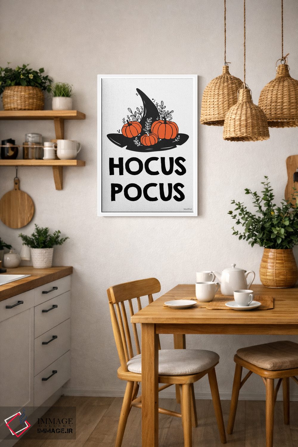 تابلو دکوراتیو هوکوس پوکوس اثر لترد اند لایند - D3W