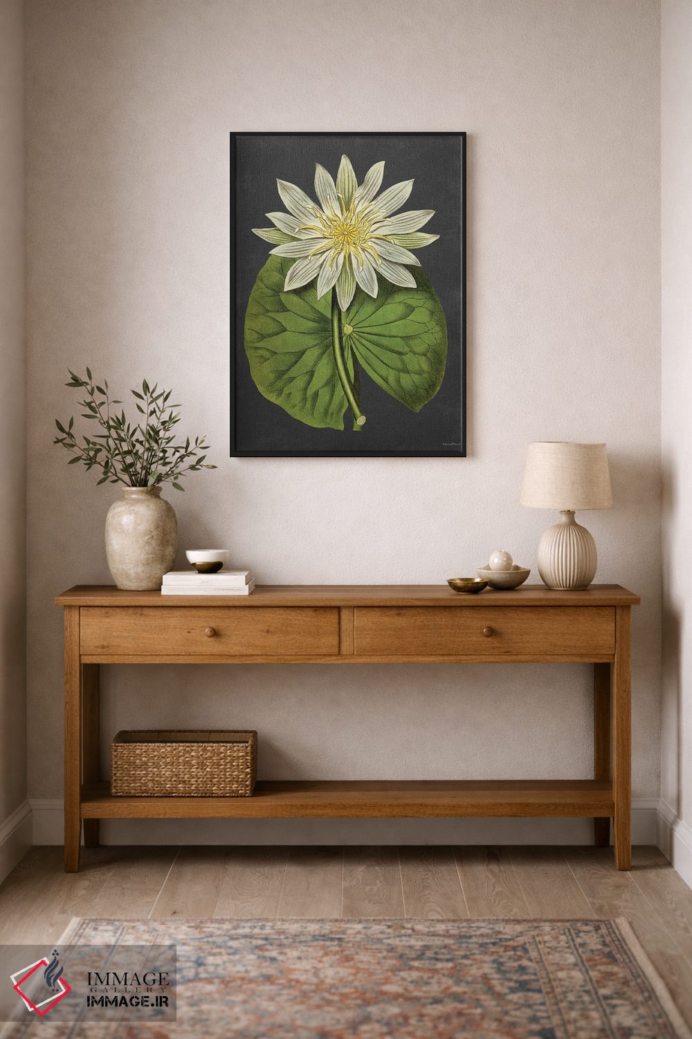 تابلو دکوراتیو سوسن اثر لترد اند لایند - D2B