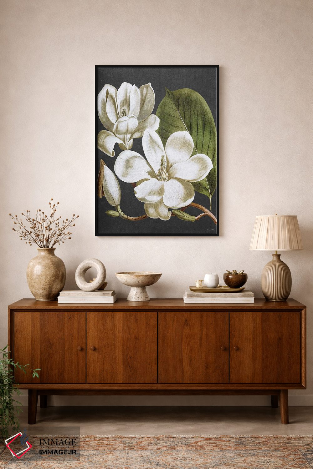 تابلو مدرن ماگنولیا اثر لترد اند لایند - D2B