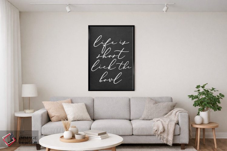 تابلو دکوراتیو لیس زدن کاسه اثر لترد اند لایند - D3B