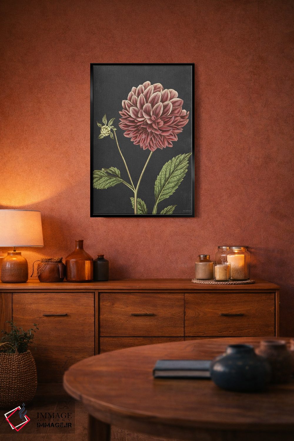 تابلو دکوراتیو داهیلیا اثر لترد اند لایند - D5B