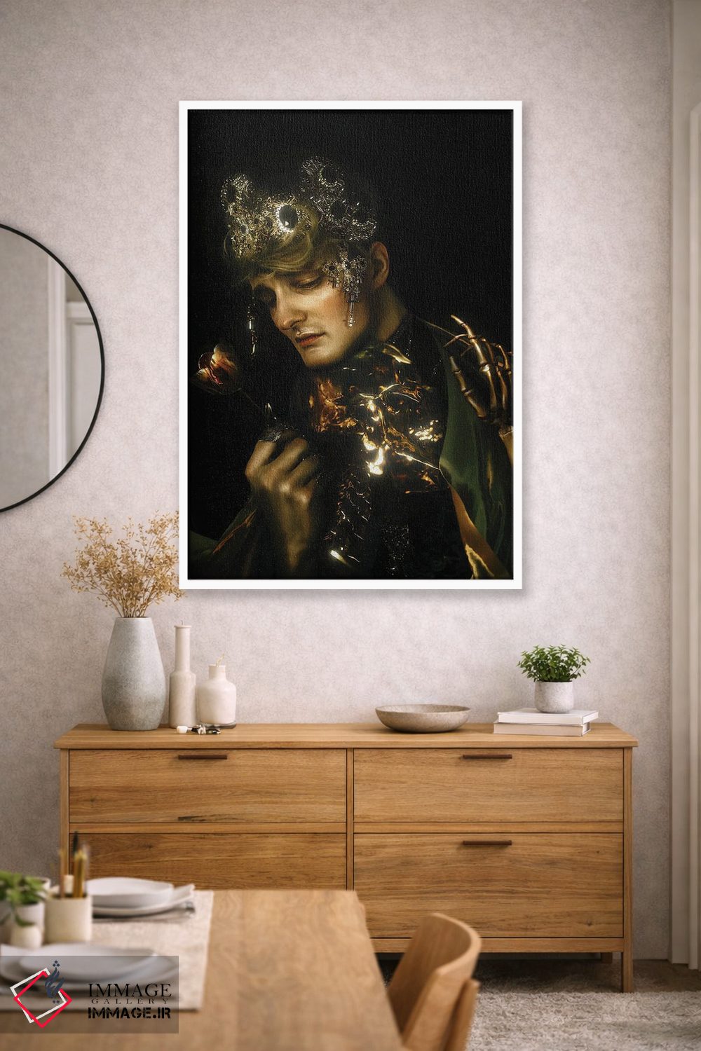 تابلو دکوراتیو افسرده اثر لیلین لیو - D1W