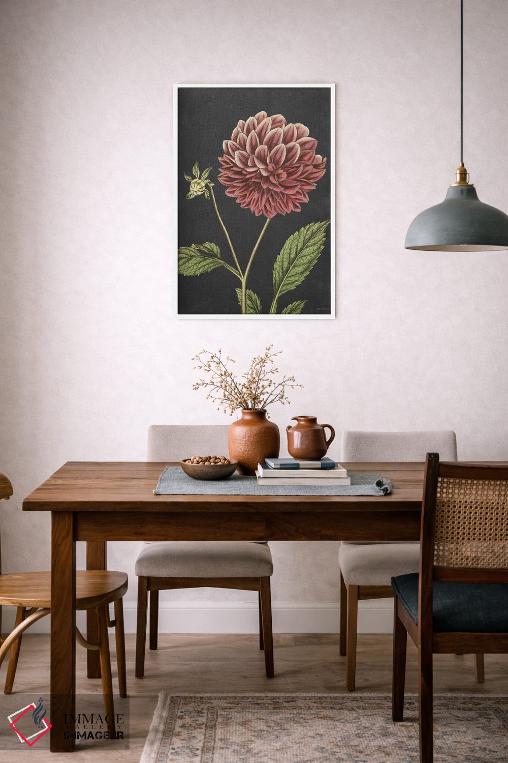 تابلو دکوراتیو داهیلیا اثر لترد اند لایند - D6W