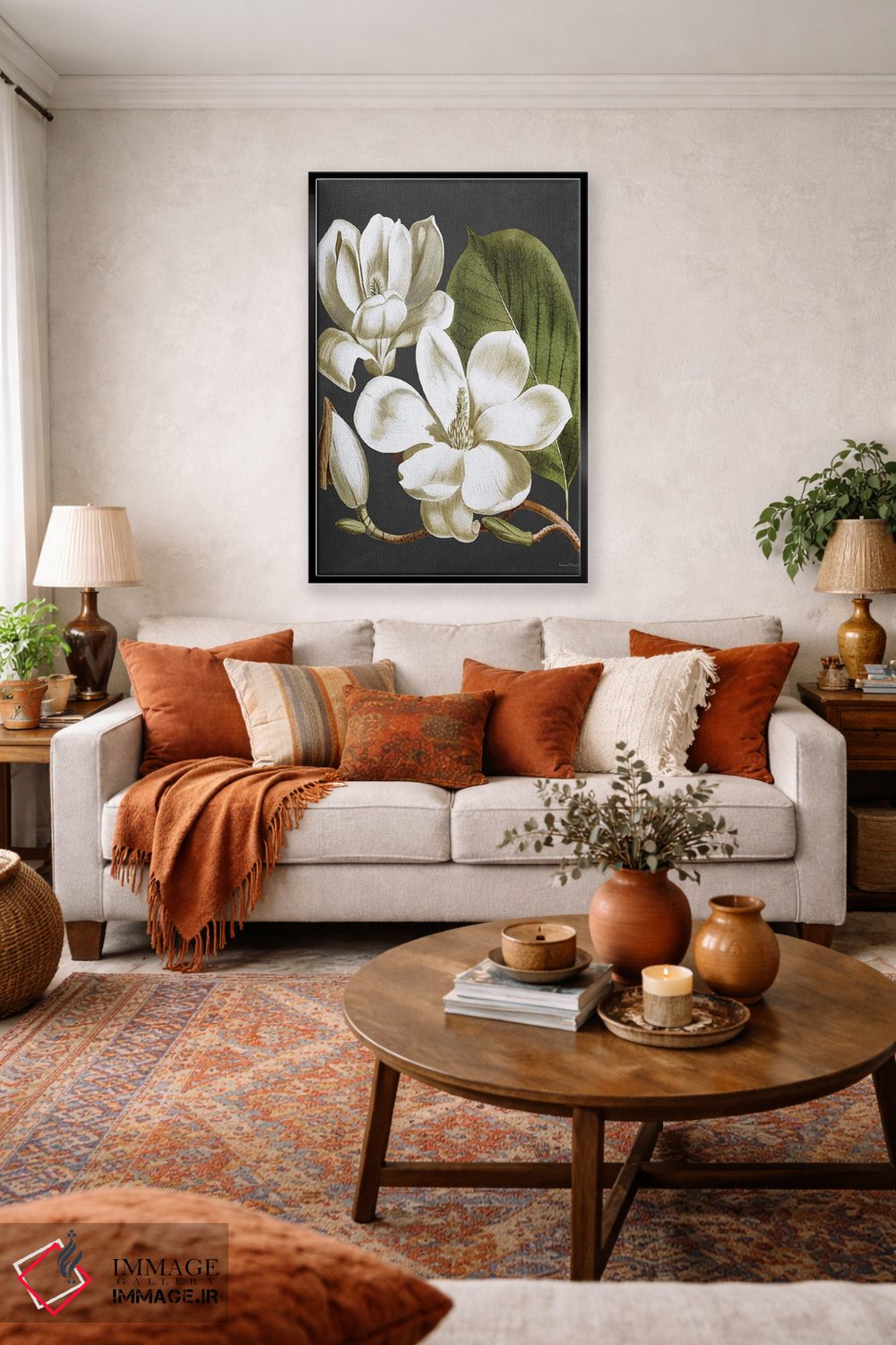 تابلو مدرن ماگنولیا اثر لترد اند لایند - D3B
