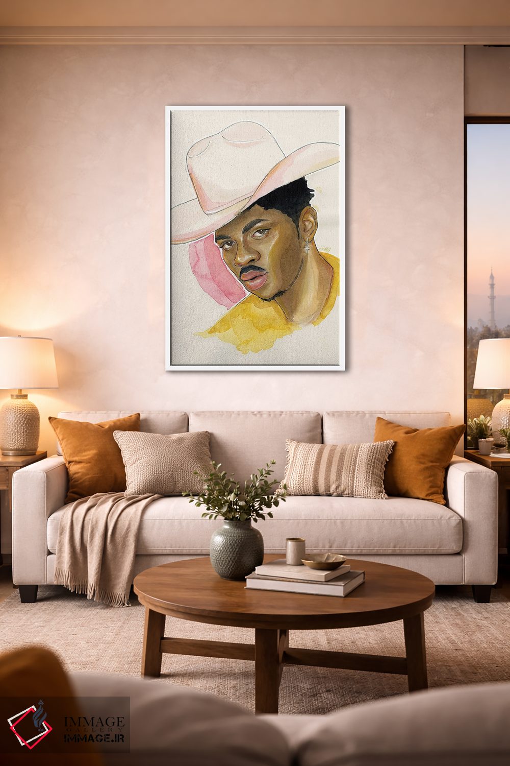 تابلو دکوراتیو لیل ناز ایکس اثر شان الموور - D1W