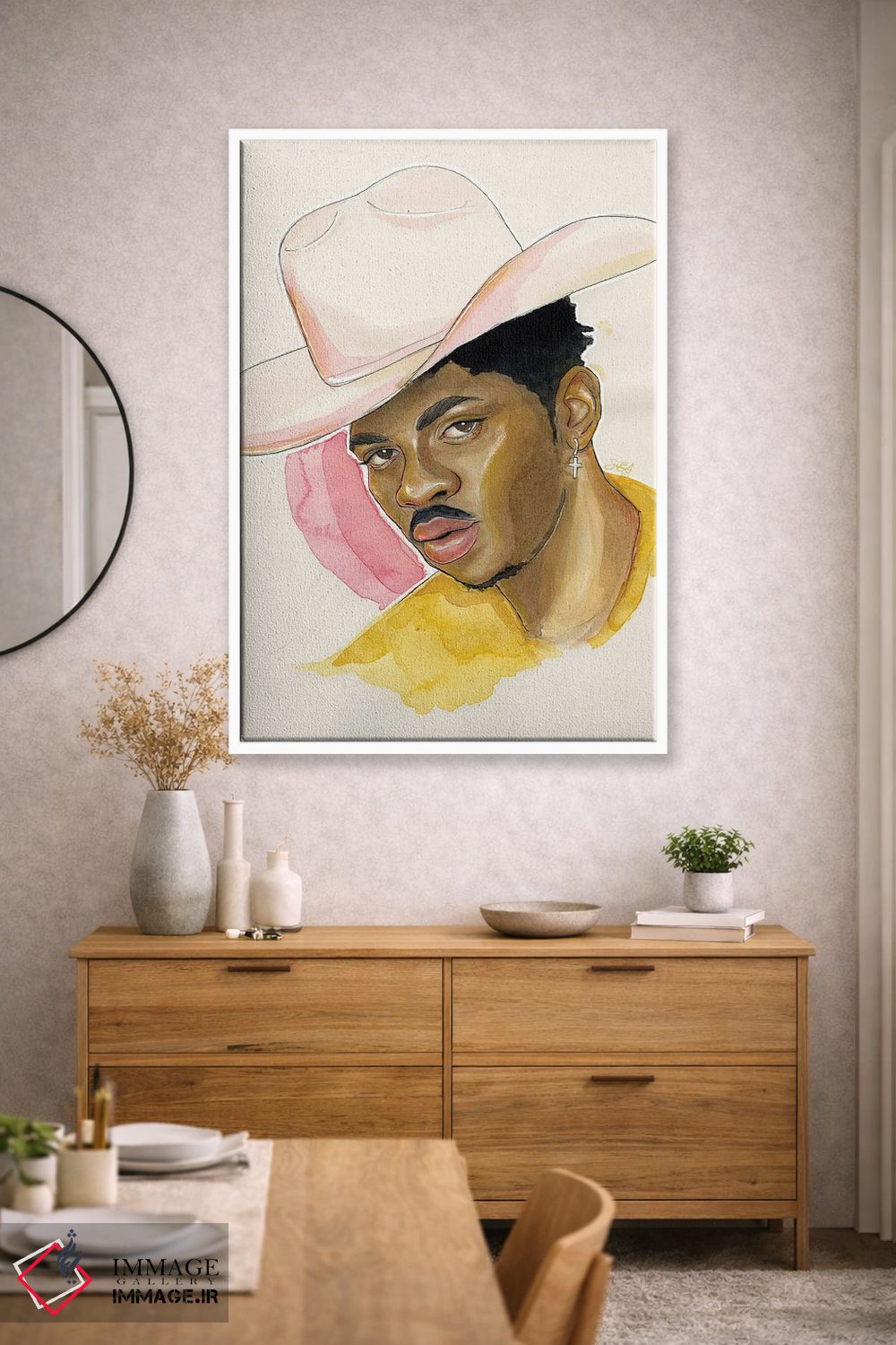 تابلو دکوراتیو لیل ناز ایکس اثر شان الموور - D2W