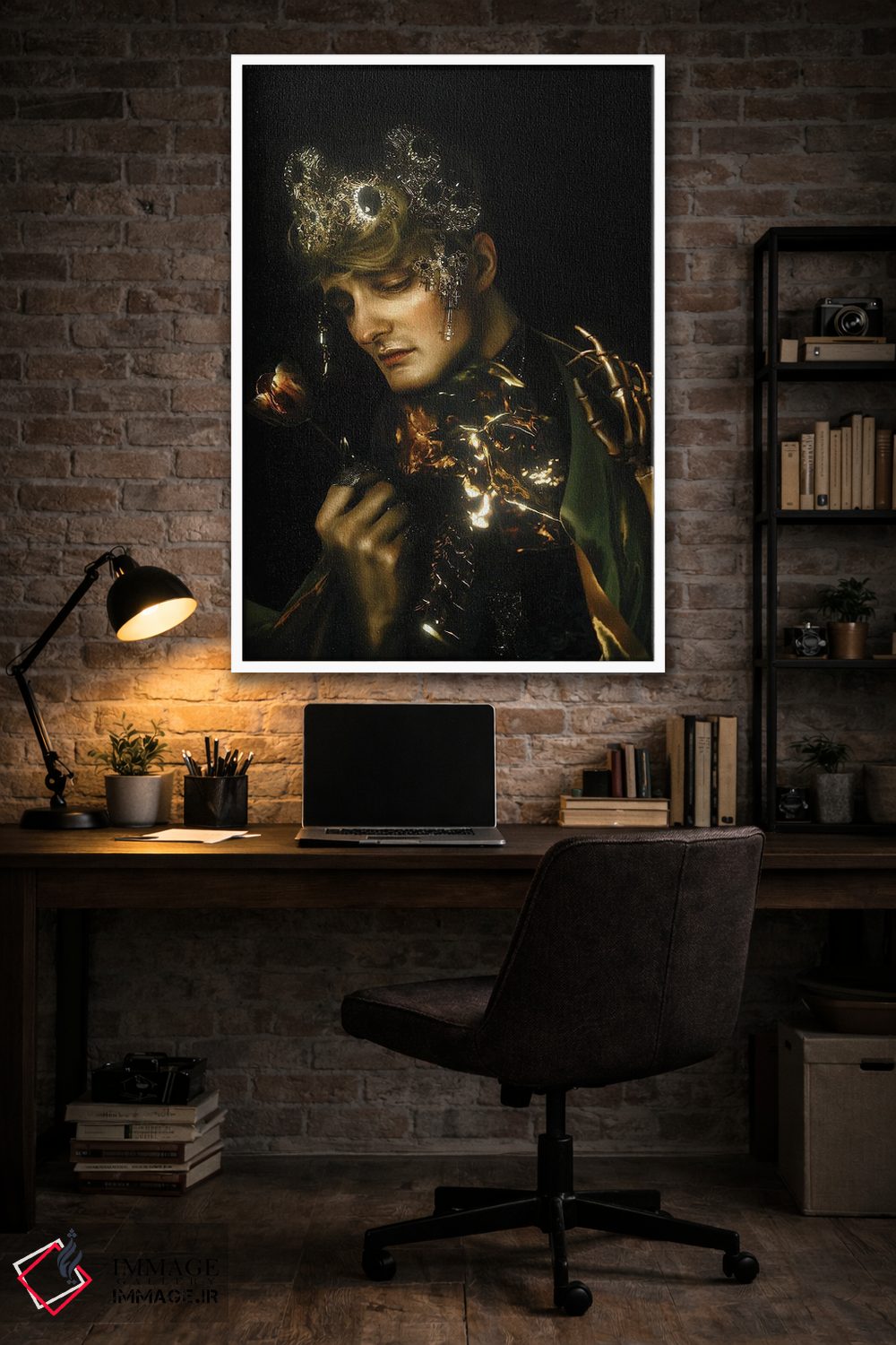 تابلو دکوراتیو افسرده اثر لیلین لیو - D3W