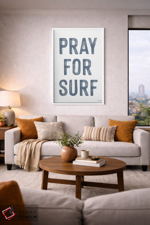 تابلو دکوراتیو دعا برای موج سواری اثر لترد اند لایند - D5W