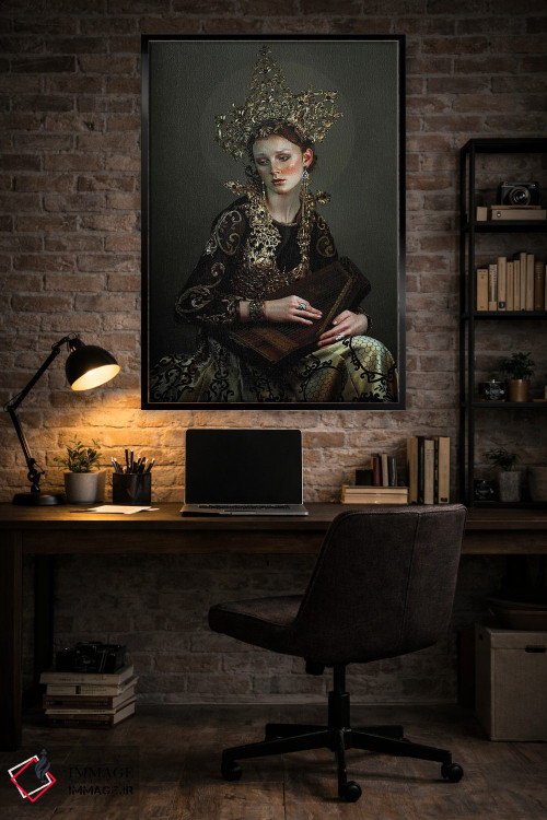 تابلو دکوراتیو نغمه سرا اثر لیلین لیو - D5B