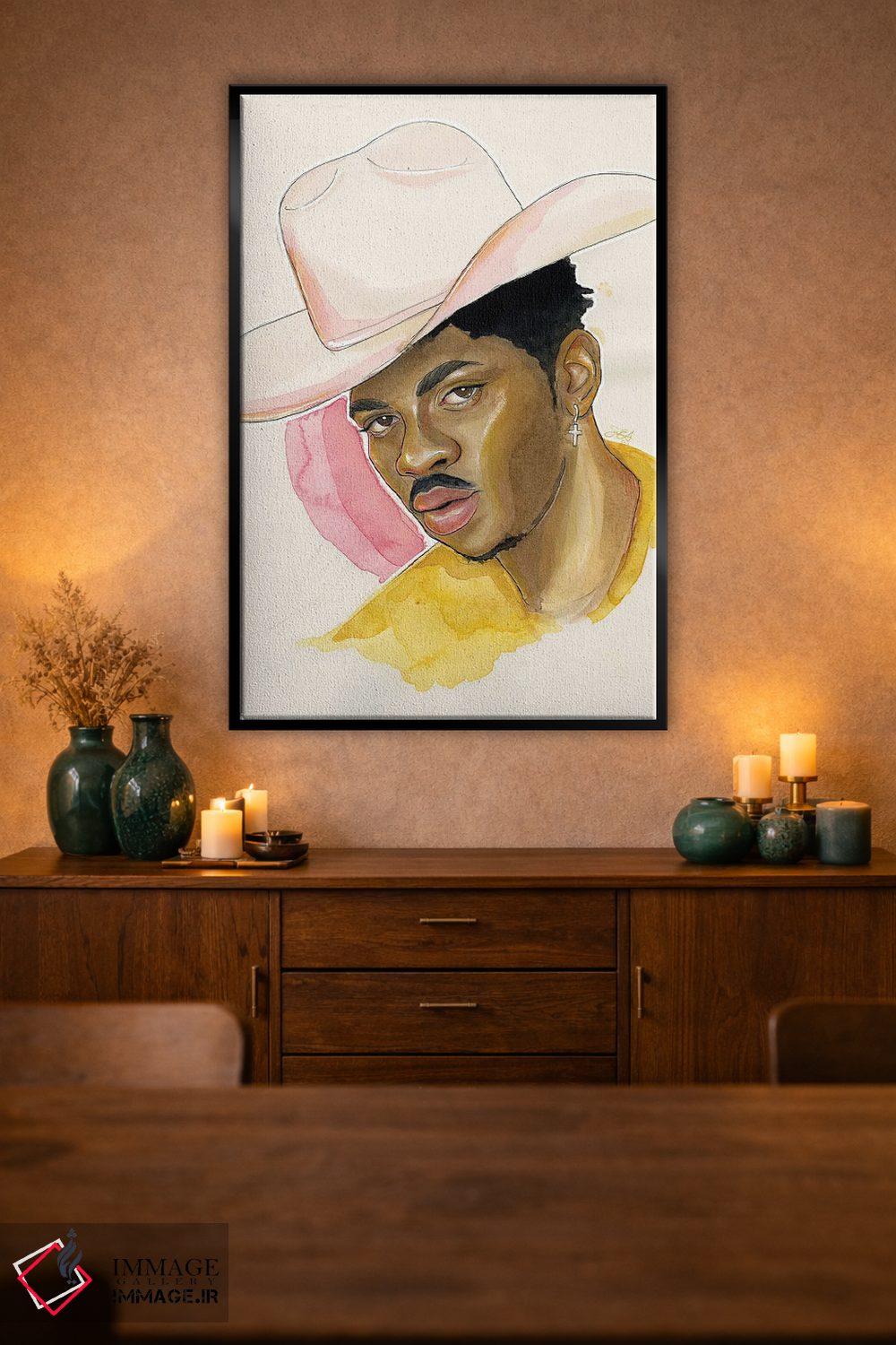 تابلو دکوراتیو لیل ناز ایکس اثر شان الموور - D3B