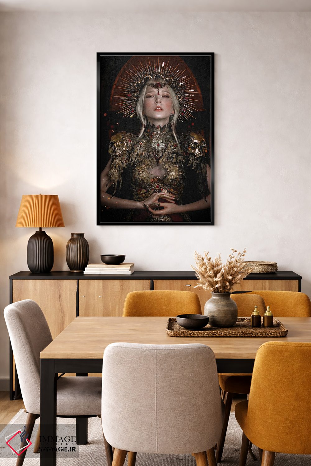 تابلو دکوراتیو حامی جنگ اثر لیلین لیو - D5B