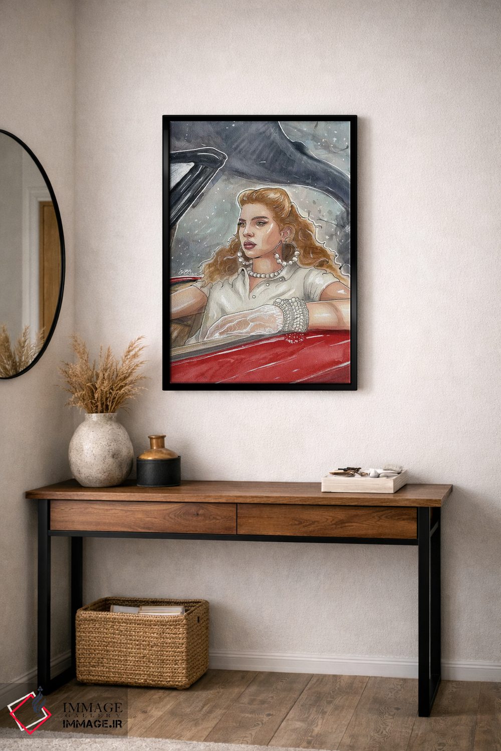 تابلو دکوراتیو لانا شیمیایی اثر شان الموور - D4B