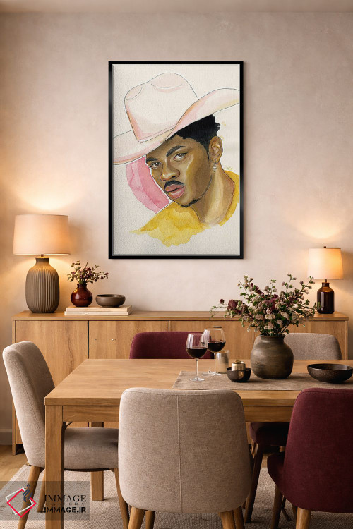 تابلو دکوراتیو لیل ناز ایکس اثر شان الموور - D4B