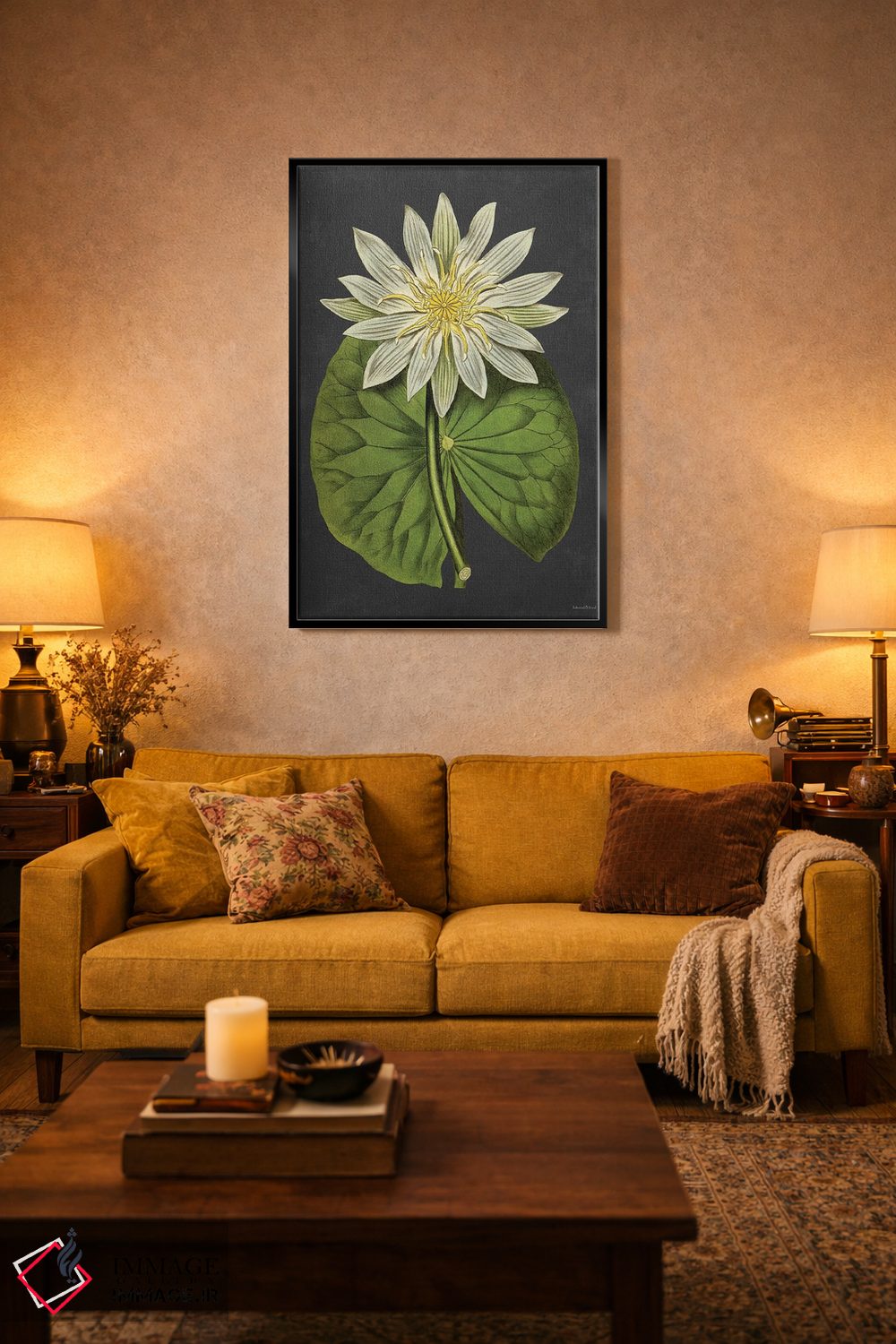 تابلو دکوراتیو سوسن اثر لترد اند لایند - D6B