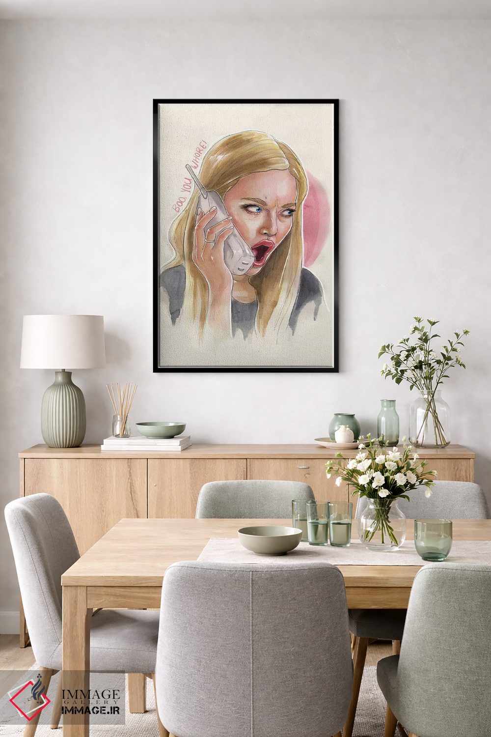 تابلو دکوراتیو کارن اثر شان الموور - D6B