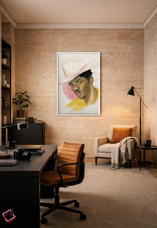 تابلو دکوراتیو لیل ناز ایکس اثر شان الموور - D6W