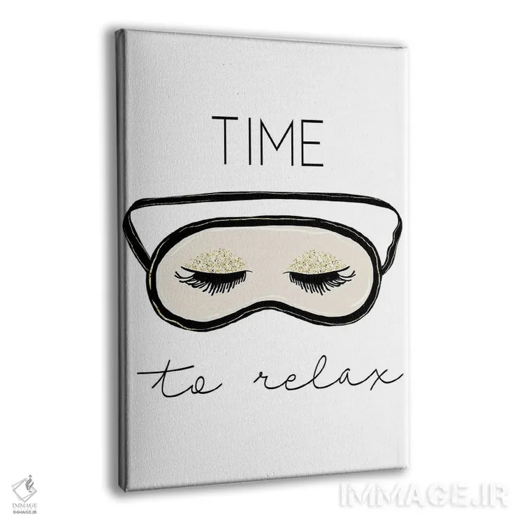 تابلو دکوراتیو زمان استراحت اثر لالانا آرتس - نمای پرسپکتیو محصول