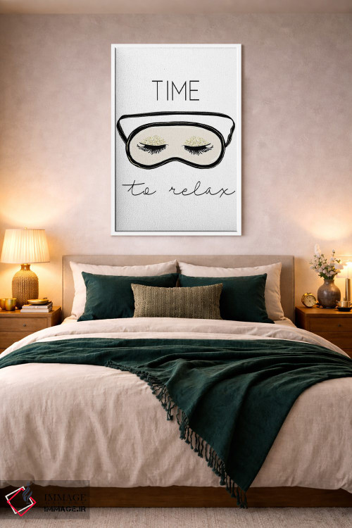 تابلو دکوراتیو زمان استراحت اثر لالانا آرتس - D1W