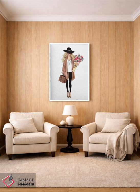 تابلو دکوراتیو لباس پاییزی اثر لالانا آرتس - D1W