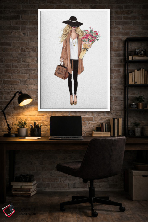 تابلو دکوراتیو لباس پاییزی اثر لالانا آرتس - D3W