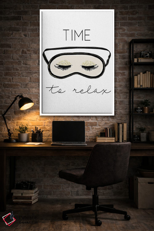 تابلو دکوراتیو زمان استراحت اثر لالانا آرتس - D3W