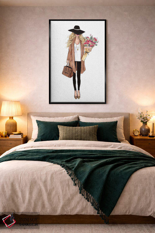 تابلو دکوراتیو لباس پاییزی اثر لالانا آرتس - D4B