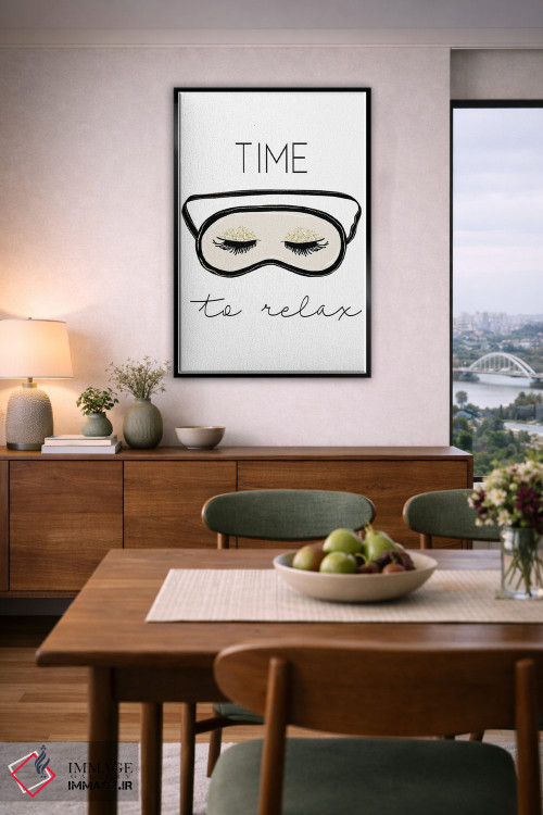 تابلو دکوراتیو زمان استراحت اثر لالانا آرتس - D6B