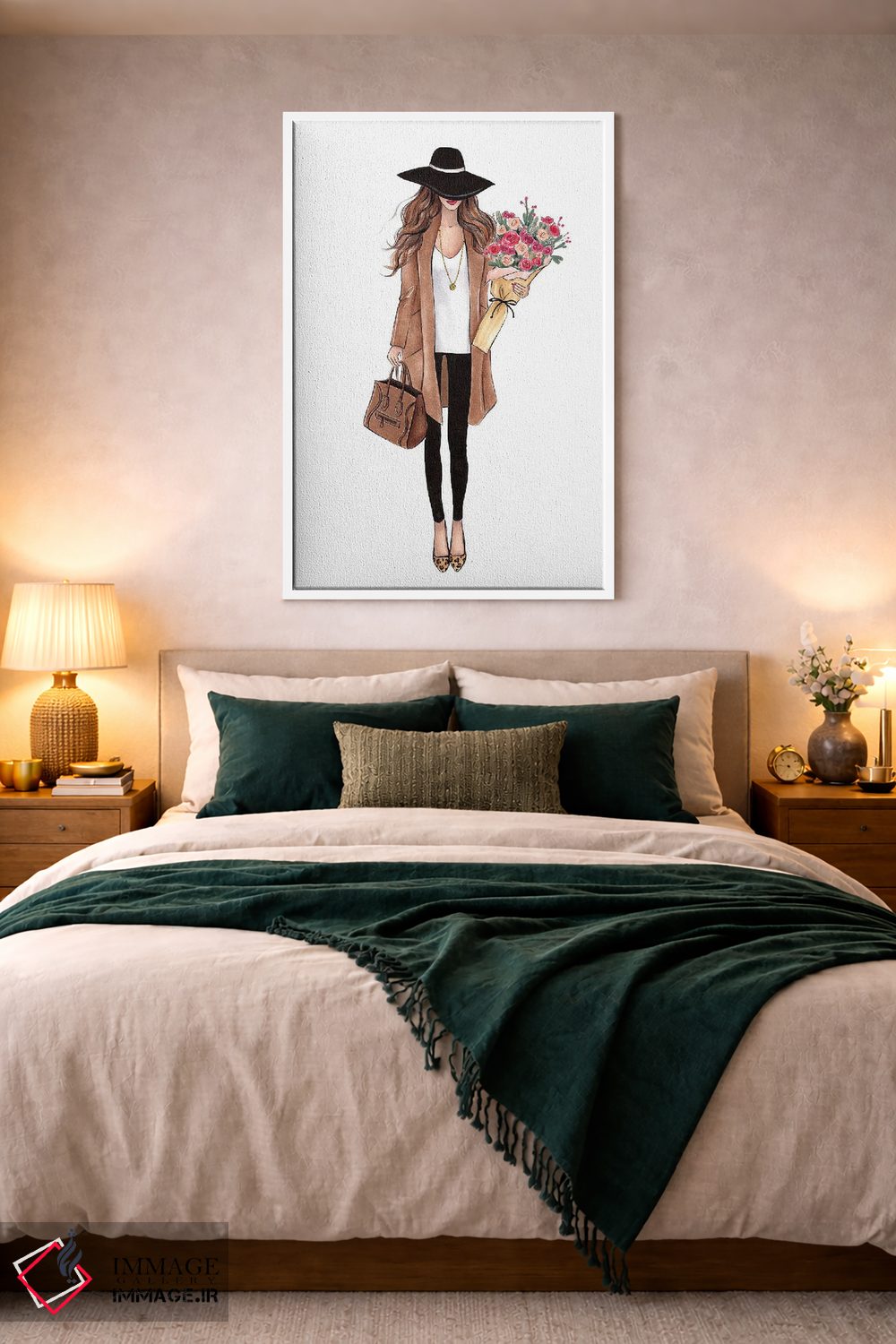 تابلو دکوراتیو لباس پاییزی اثر لالانا آرتس - D2W