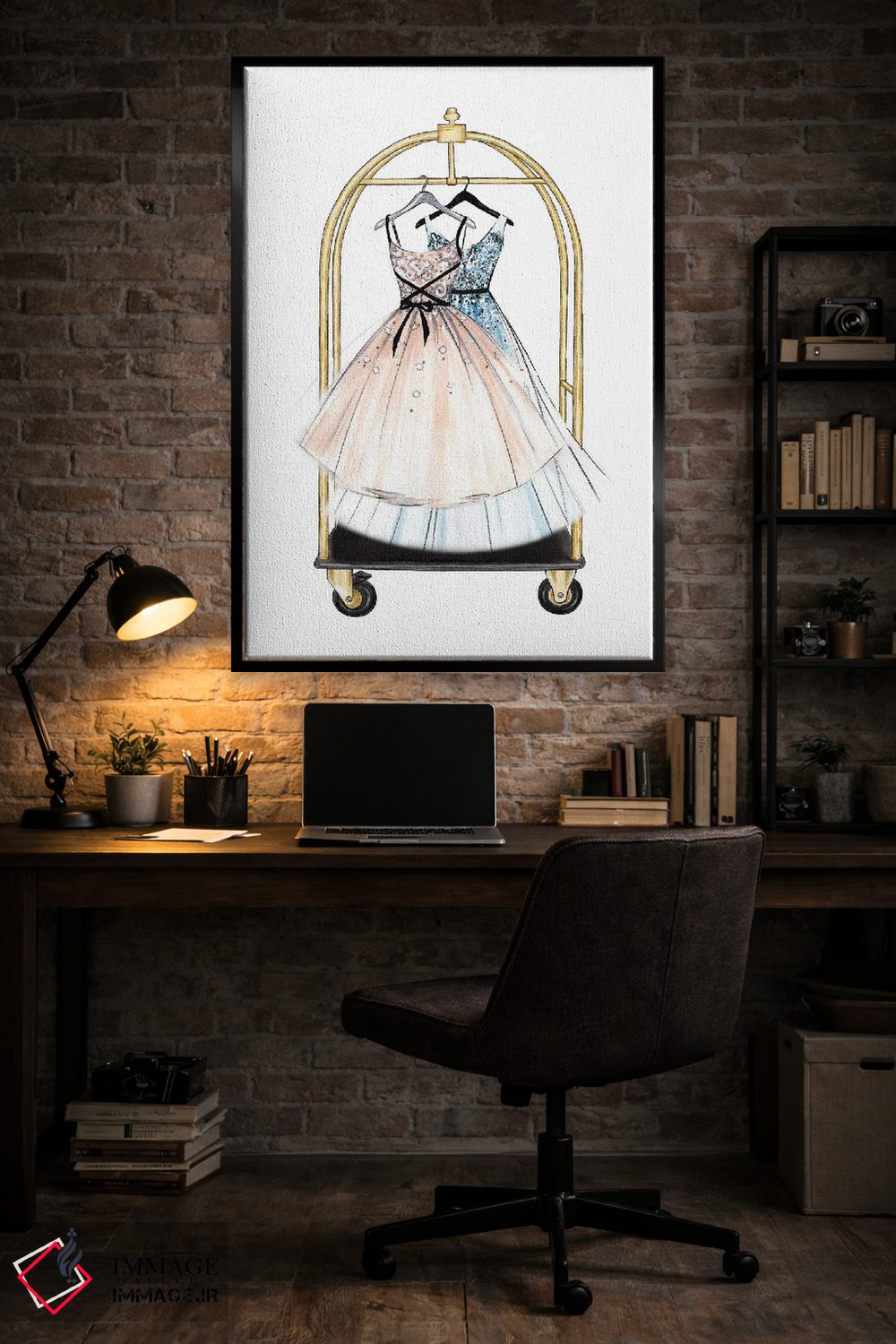 تابلو دکوراتیو پیراهن ها اثر لالانا آرتس - D4B